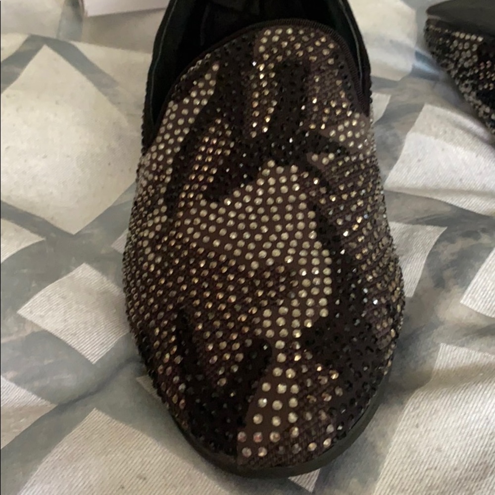 Steve Madden Mens Rhinestone Loafers - Picture 4 of 6